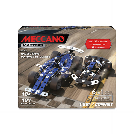 Meccano Masters - 6 in 1 racing cars