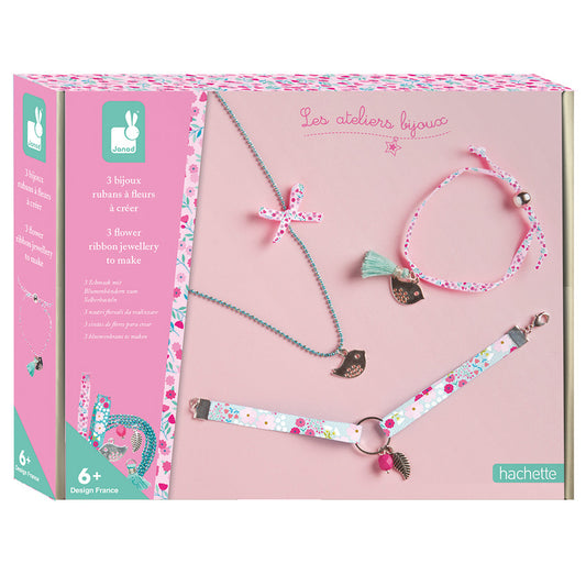 flower ribbon jewellery kit