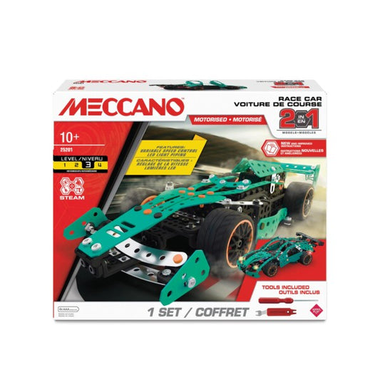 meccano motorised race car