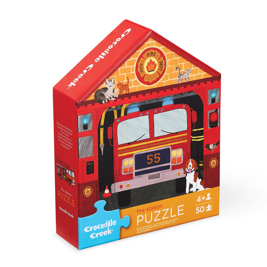 flat house puzzle 50 pc - fire house