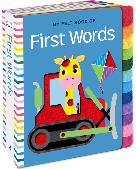 Chunky felt tabbed book - First words