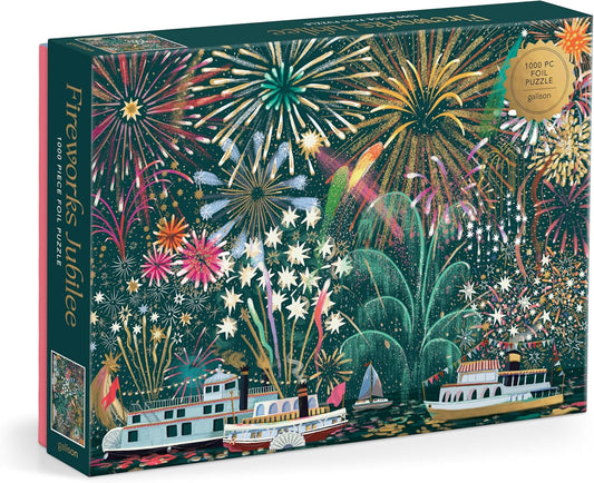 Fireworks Jubilee foil puzzle 1000pc