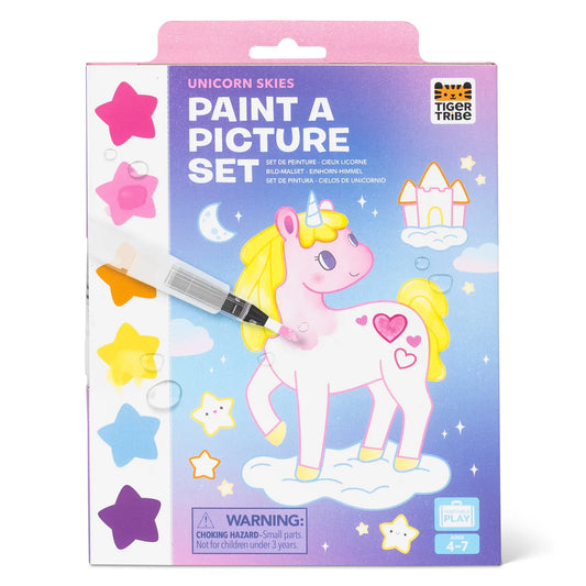 paint a picture - unicorn skies