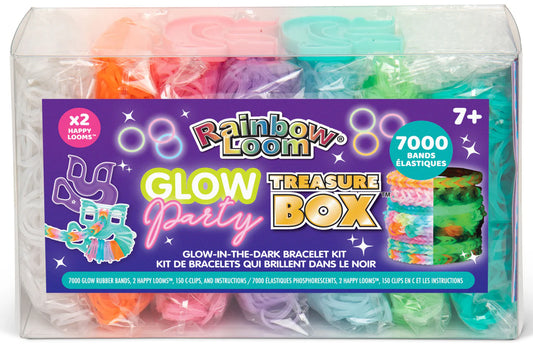 Rainbow loom - treasure box glow