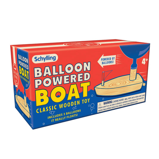 Balloon powered boat