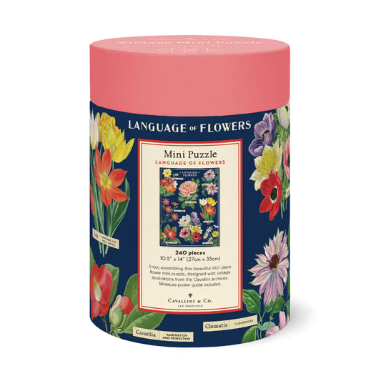 Vintage mini puzzle - Language of flowers 240 pce