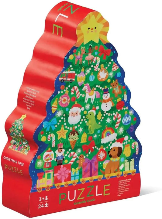 Christmas tree puzzle 24pc