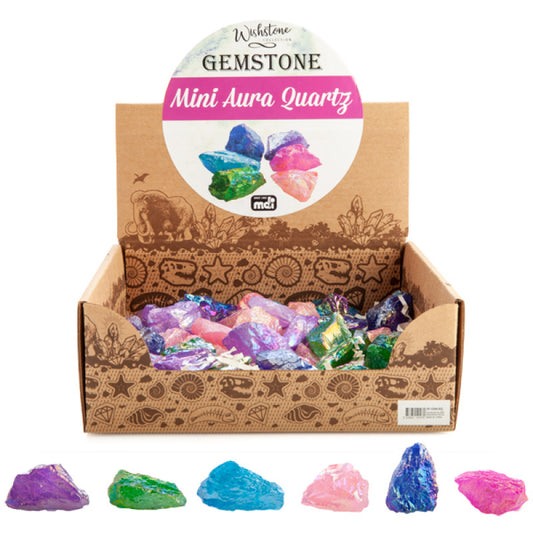 Gemstone mini aura quartz