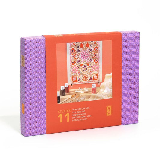 Floral silk scarf painting kit