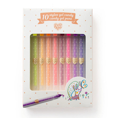 Candy gel pens
