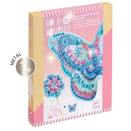 Do it yourself - fairy wings and wand set