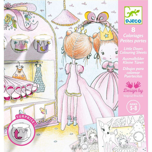 Pupis Little Doors Colouring Surprise Kit