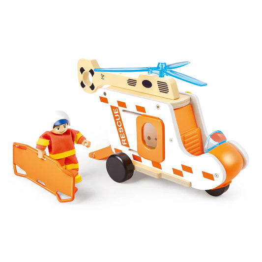 Hape - To the rescue helicopter set