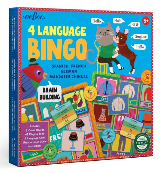 eeBoo - 4 language bingo