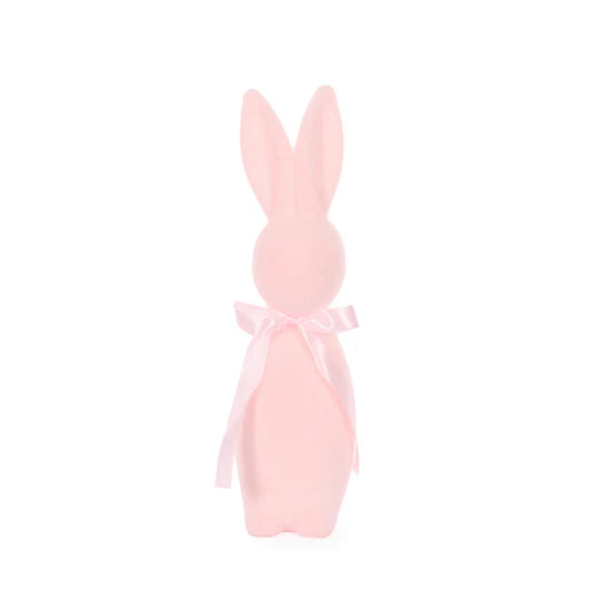 Mini Flocked Rabbit with bow