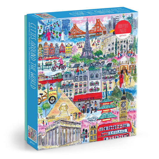 Cities around the world 1000 piece puzzle