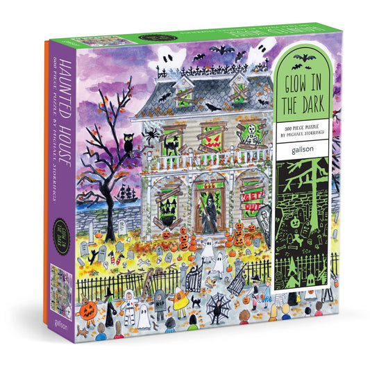 Haunted house glow in the dark puzzle