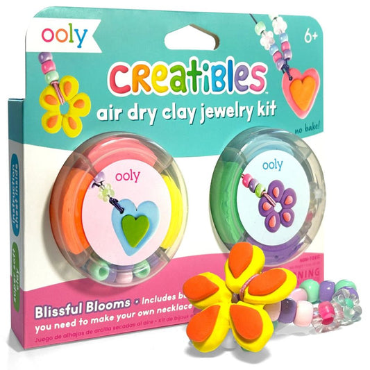 Creatibles Air Dry clay Jewellery kit - Blissful Blooms