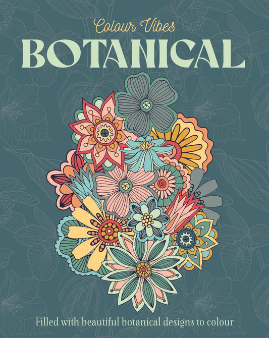 Colour vibes - Adult colouring book