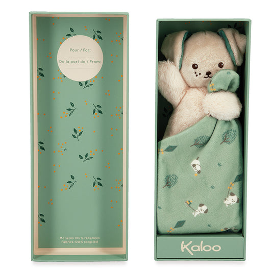 kaloo doudou dog with blanket