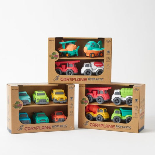 Bioplastic Car & Plane Set – 3 Assorted Designs