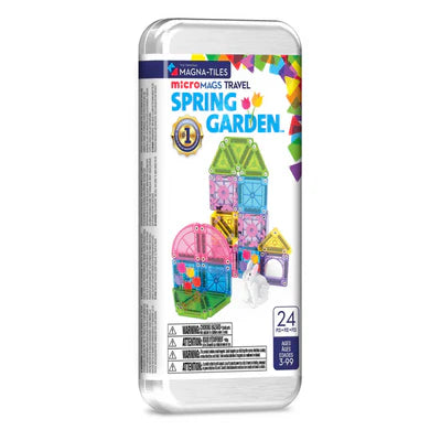 microMAGS Spring Garden Travel Set - 24 Piece Set