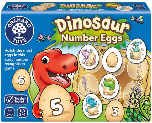 Dinosaur number eggs