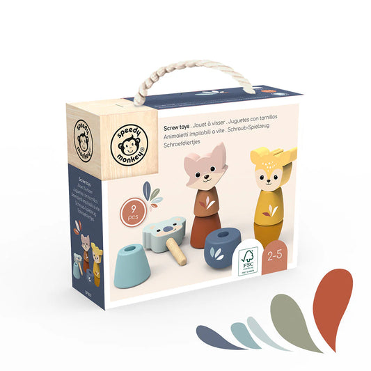 screw toys - speedy monkey