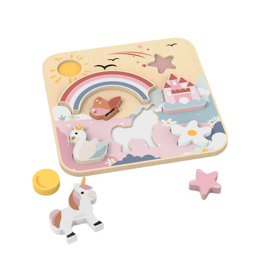 speedy monkey - unicorn chunky puzzle