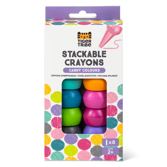 stackable crayons - candy colours