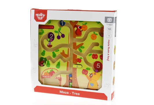 Magnetic maze tree