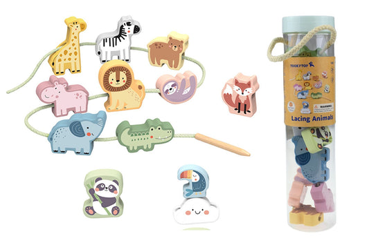 My forest friends lacing animal blocks