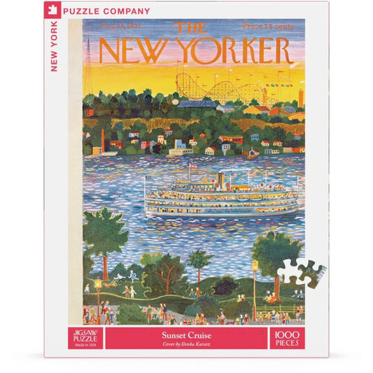 New York Puzzle Company - Sunset cruise 1000 pce