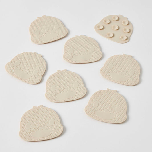 Baby bath anti slip set of 8 - Duck