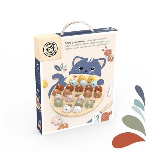 speedy monkey - fishing game alphabet