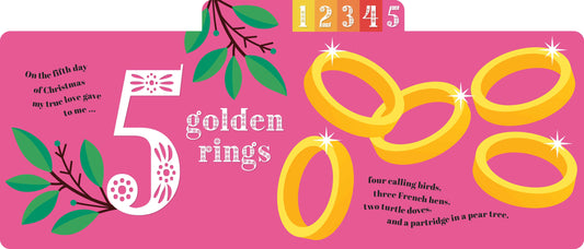 chunky tabbed board book - the twelve days of christmas