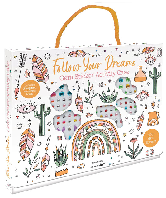 gem sticker activity case - Follow your dreams