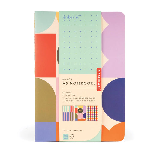 A5 Notebooks - Set of 3