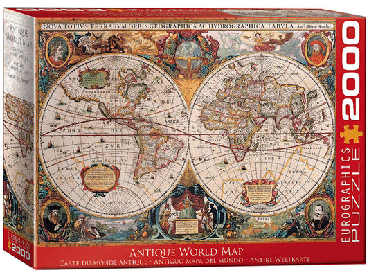 Antique World Map 2,000 pce puzzle