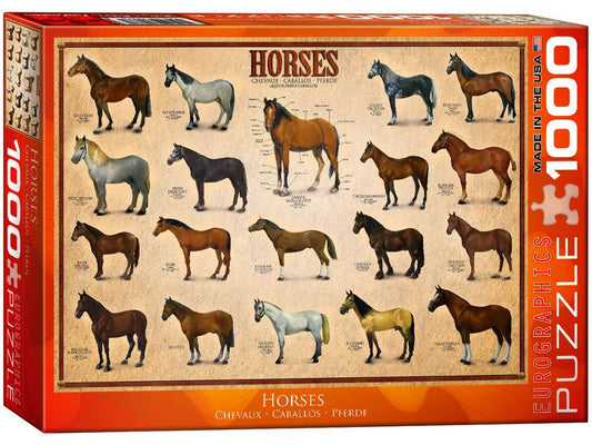 Horses 1,000 piece puzzle