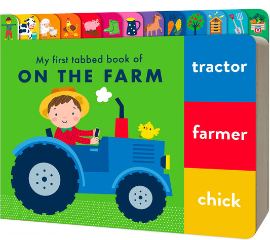 chunky tabbed board book - on the farm
