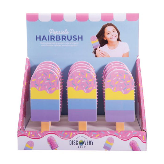 popsicle hairbrush