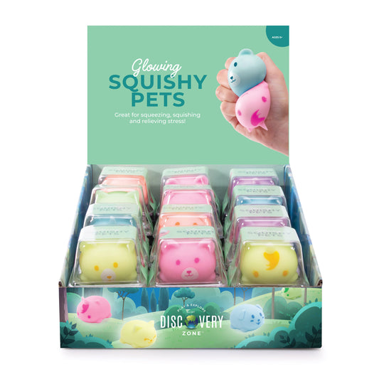 glow in the dark squishy pets