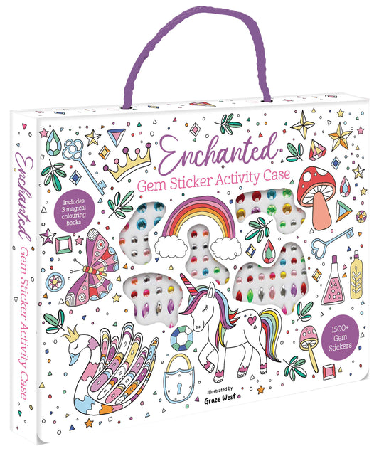 Gem sticker activity case - enchanted
