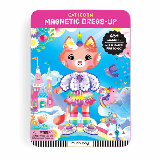 Mudpuppy Cat-icorn Magnetic Dress-up Play Set
