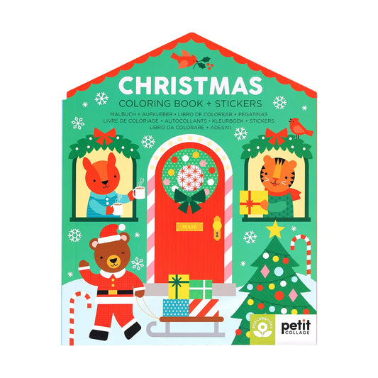 Christmas Colouring Book & Stickers