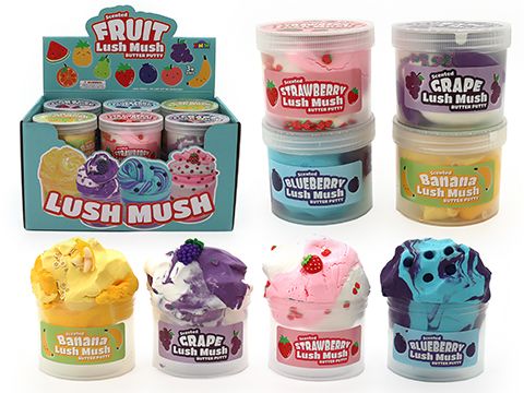 lush mush fruit scented putty