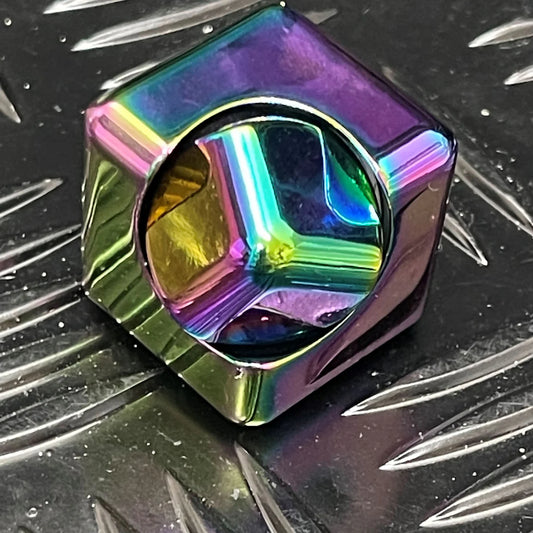 kaiko - square spinning cube - oil slick