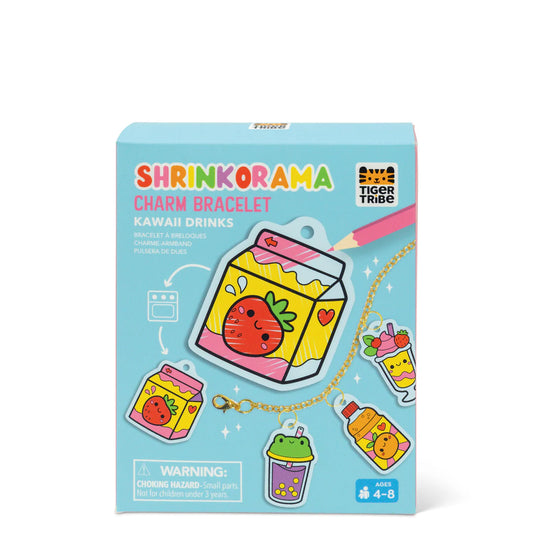 shrinkorama - charm bracelet kawaii drinks