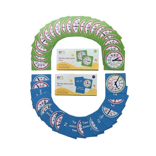 easyread tell the time cards